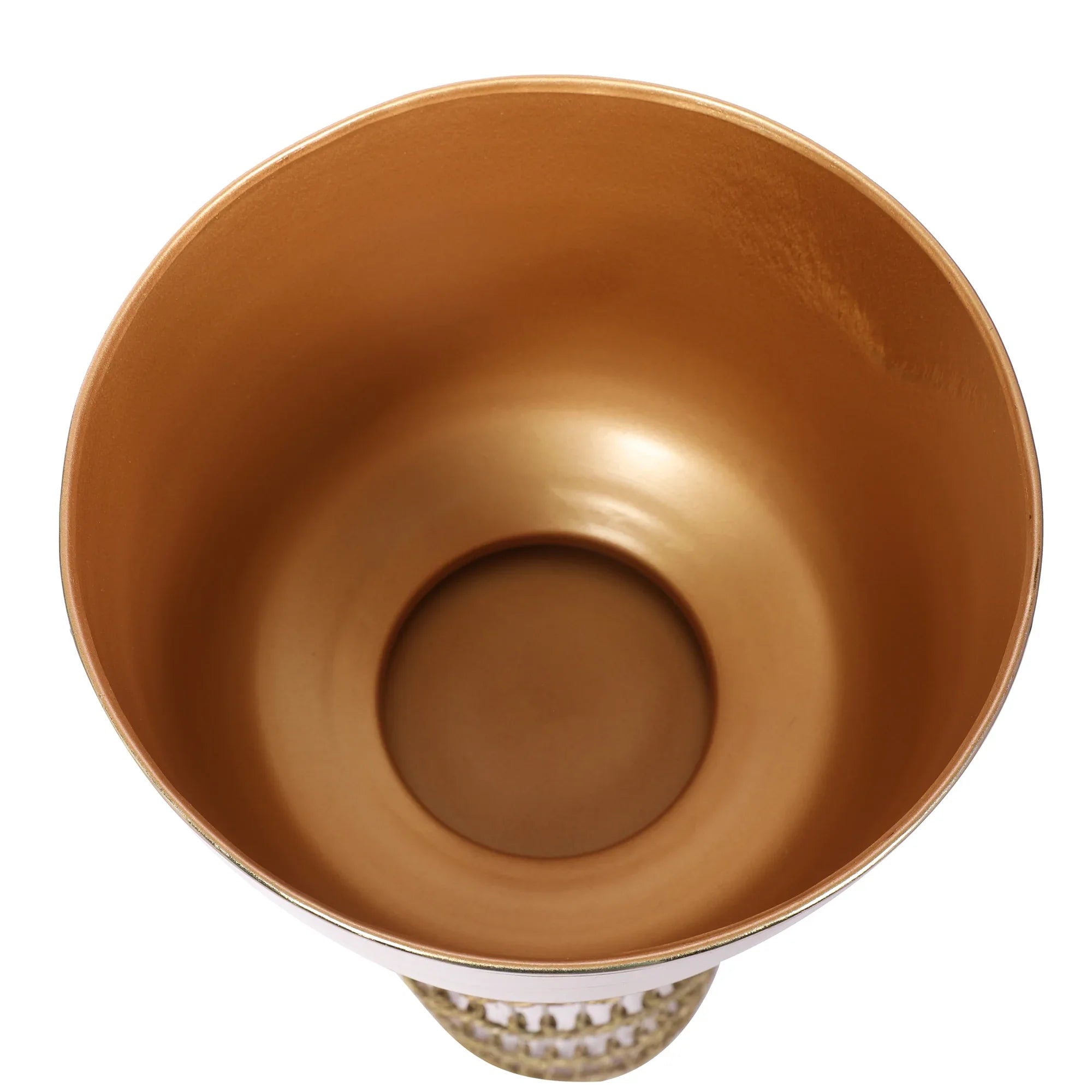 Cosmos Metal Planter 82 cm in Gold Colour - HomeTown