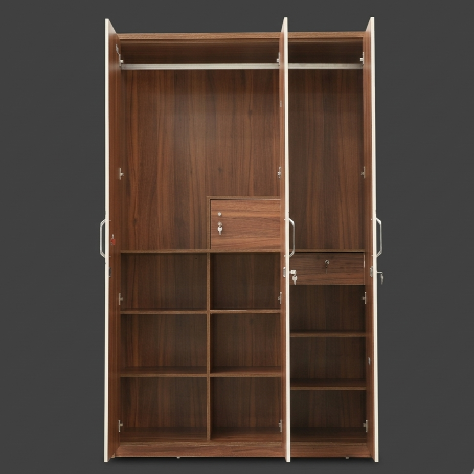CASCADE 3DOOR WARDROBE WITHOUT MIROR NEW