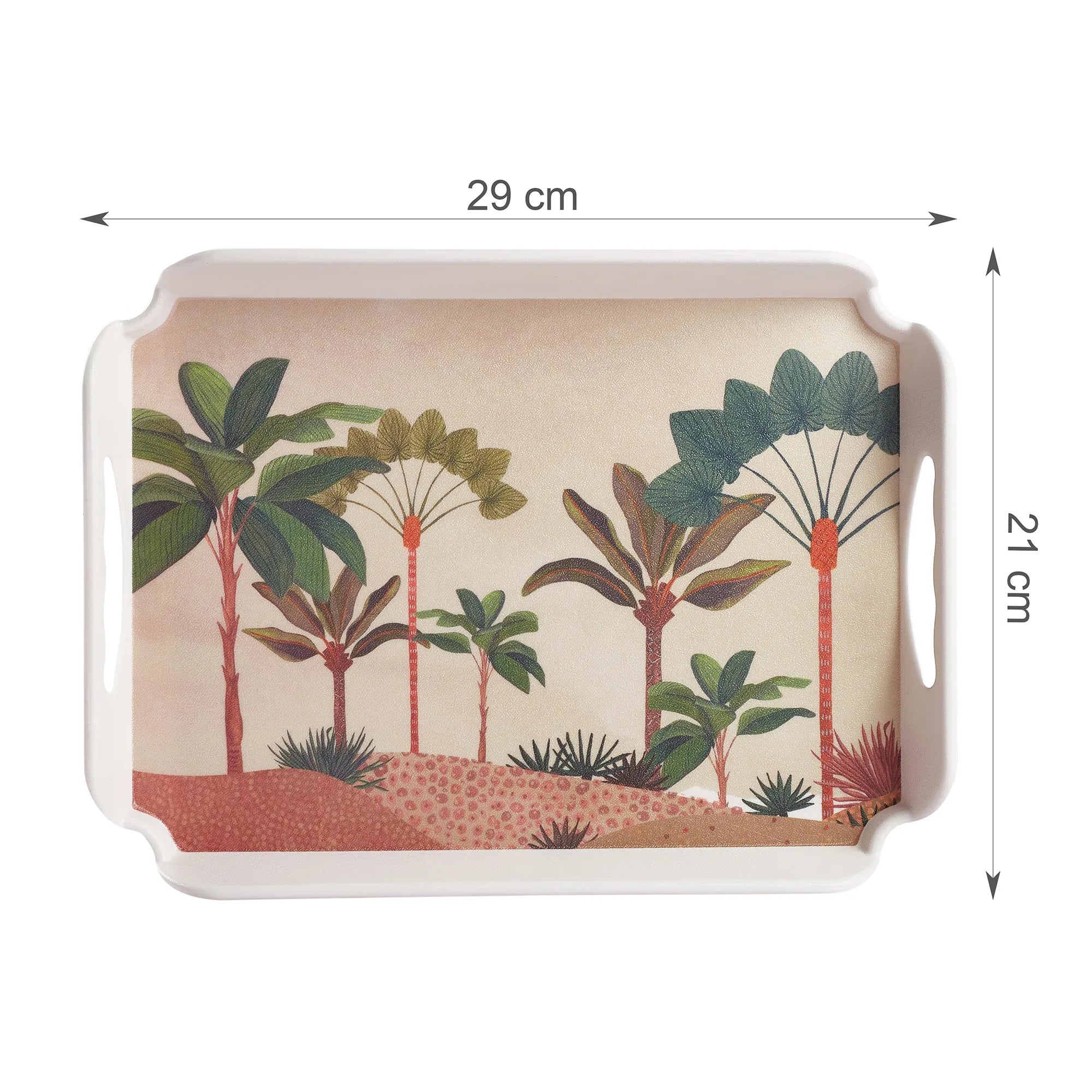 Oasis Melamine Medium Tray in Multi Colour - HomeTown