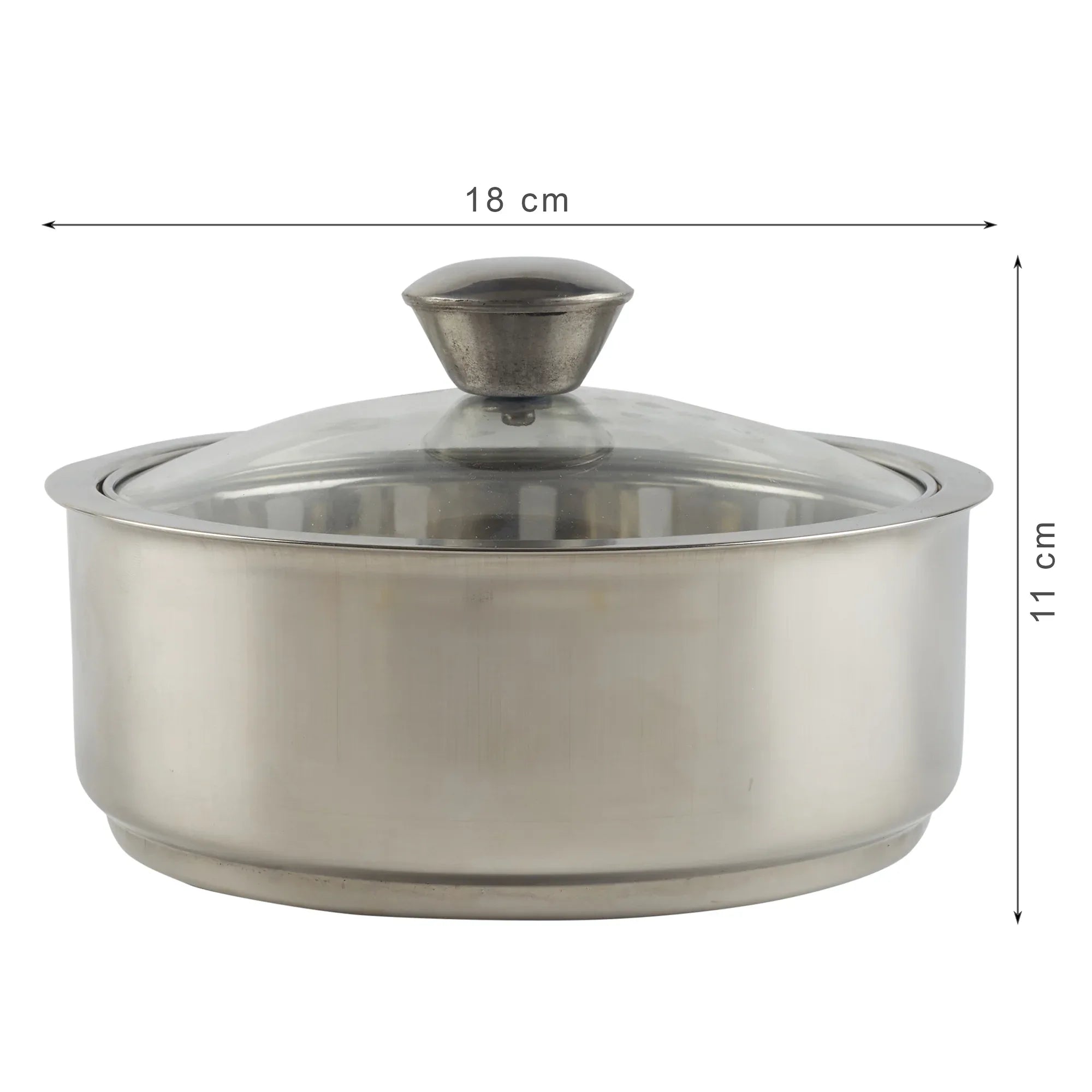 Sapphire Double Wall Insulated Stainless Steel Meal Serve Combo Set of 3 in Silver Colour - HomeTown