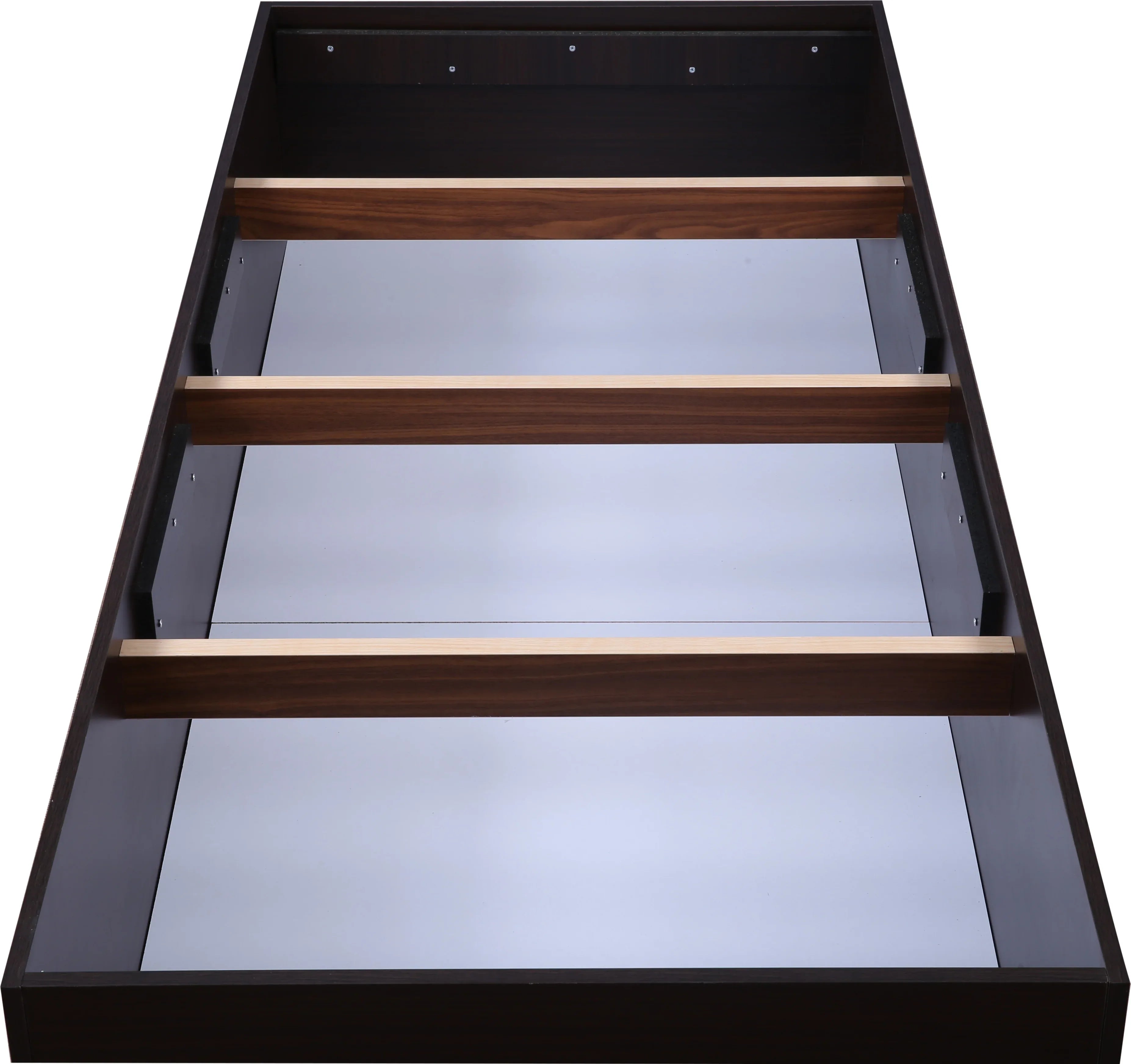 Ria Single bed with Box storage in Walnut Colour - HomeTown