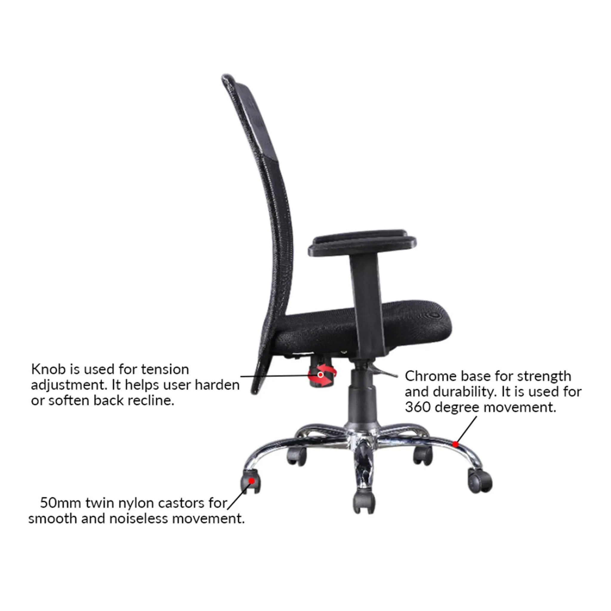 Comfora Office Chair Black