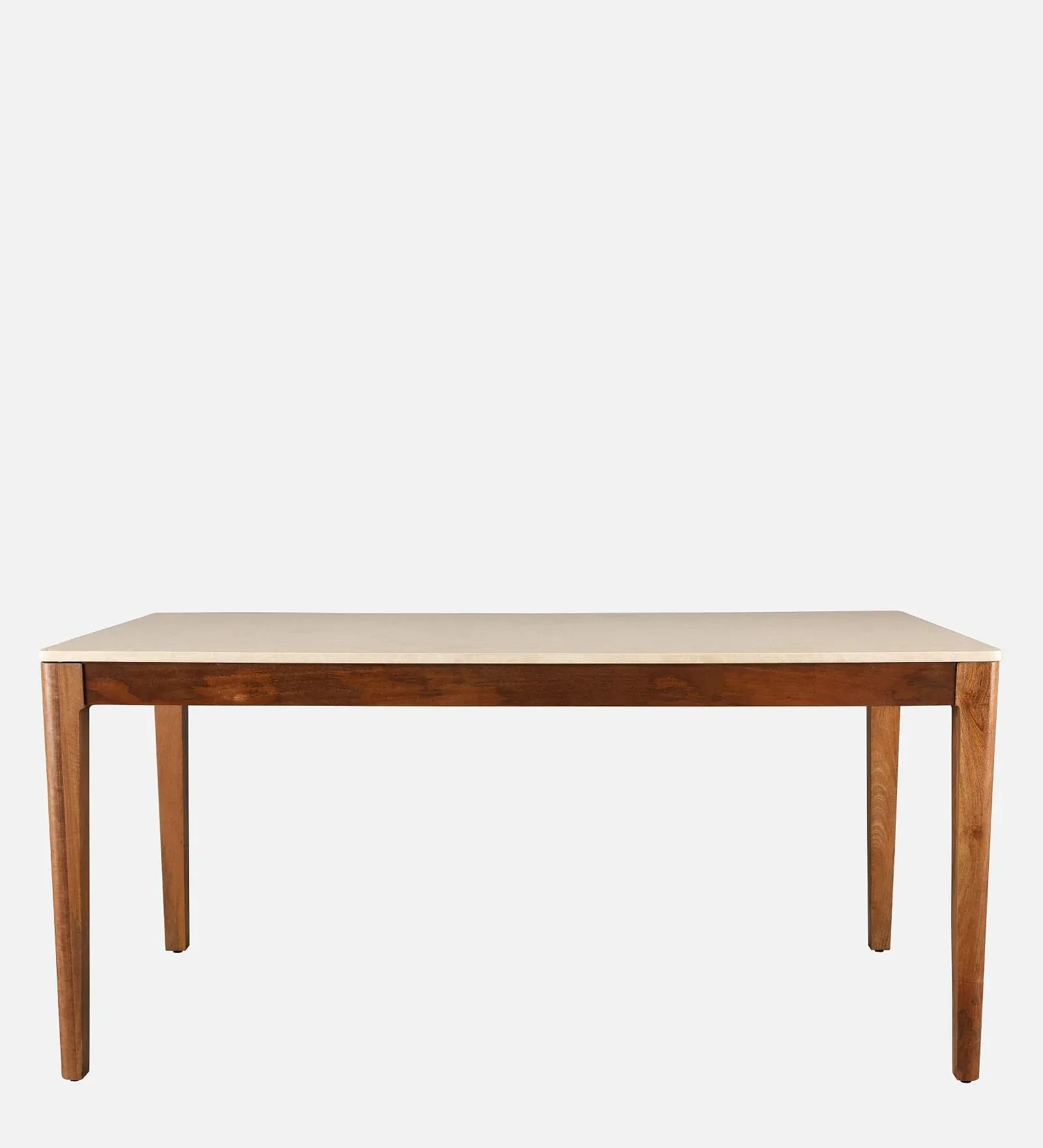 Siam Marble Top Six Seater Dining Set in Walnut Colour - HomeTown