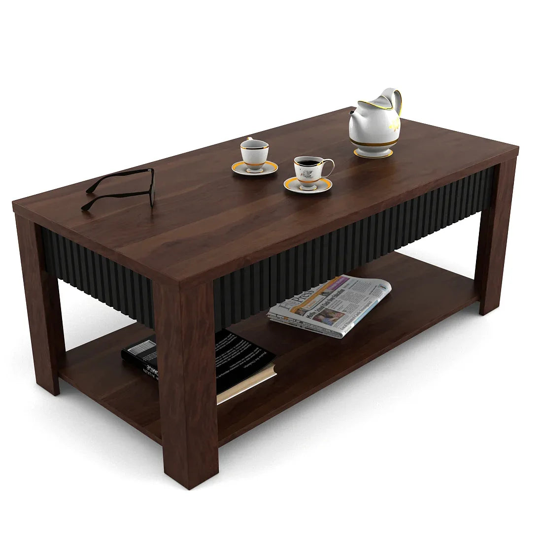 Antwerp Center Table in Sheesham Colour - HomeTown