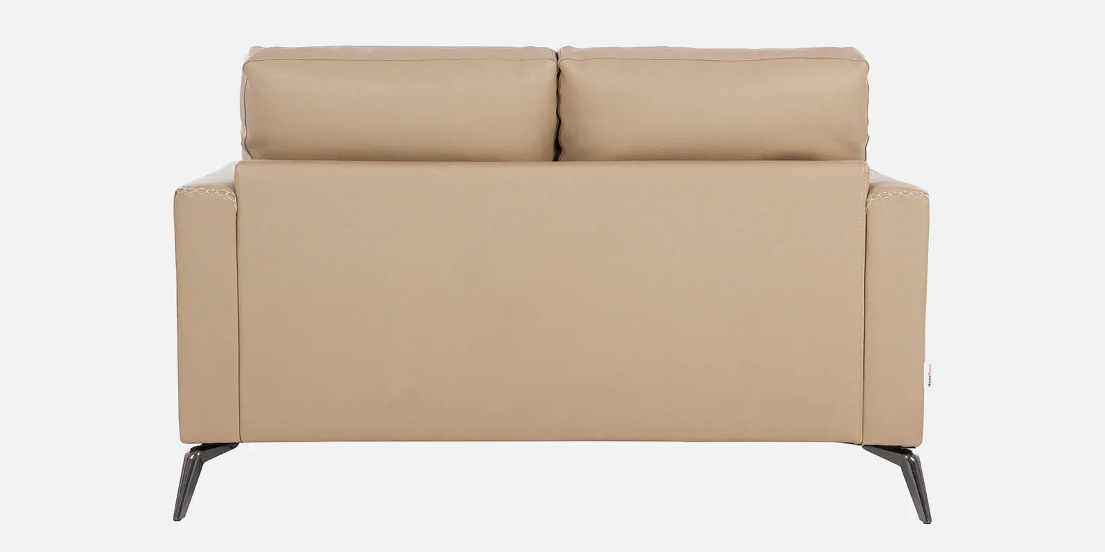 Soren Half Leather Two Seater Sofa in Mushroom Colour - HomeTown