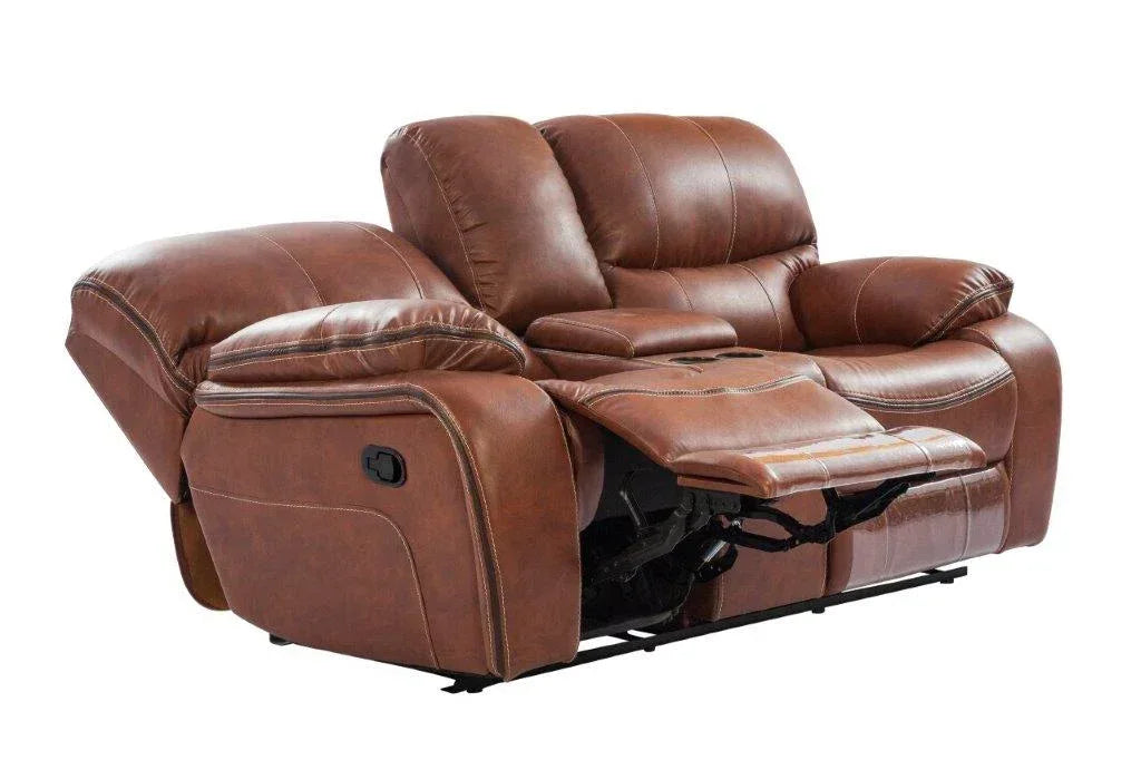 Tigris Leatherette Recliner In Brown Colour - HomeTown