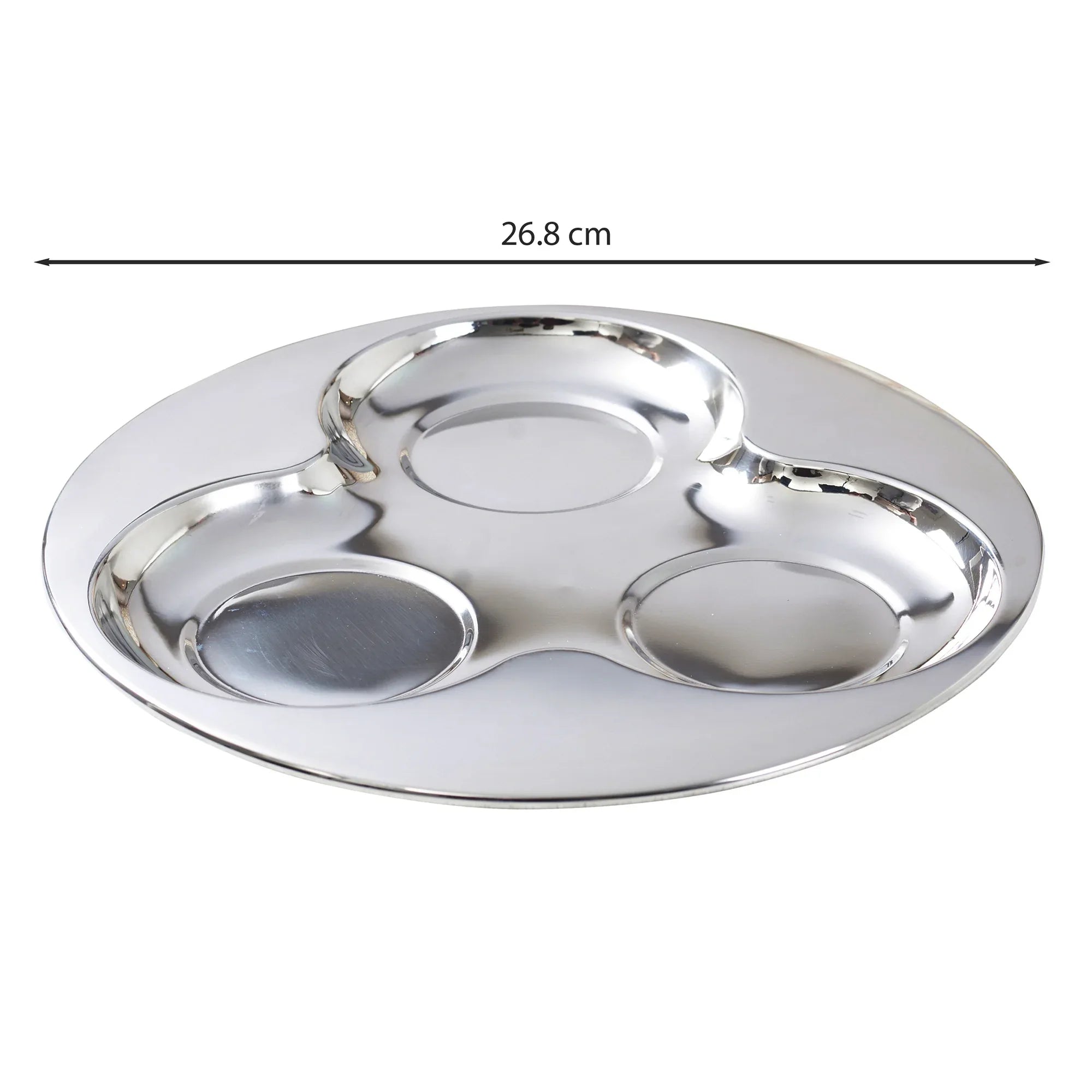 Sapphire Steel with Gold Finish Snack Bowl Set of 7 in Gold Colour - HomeTown