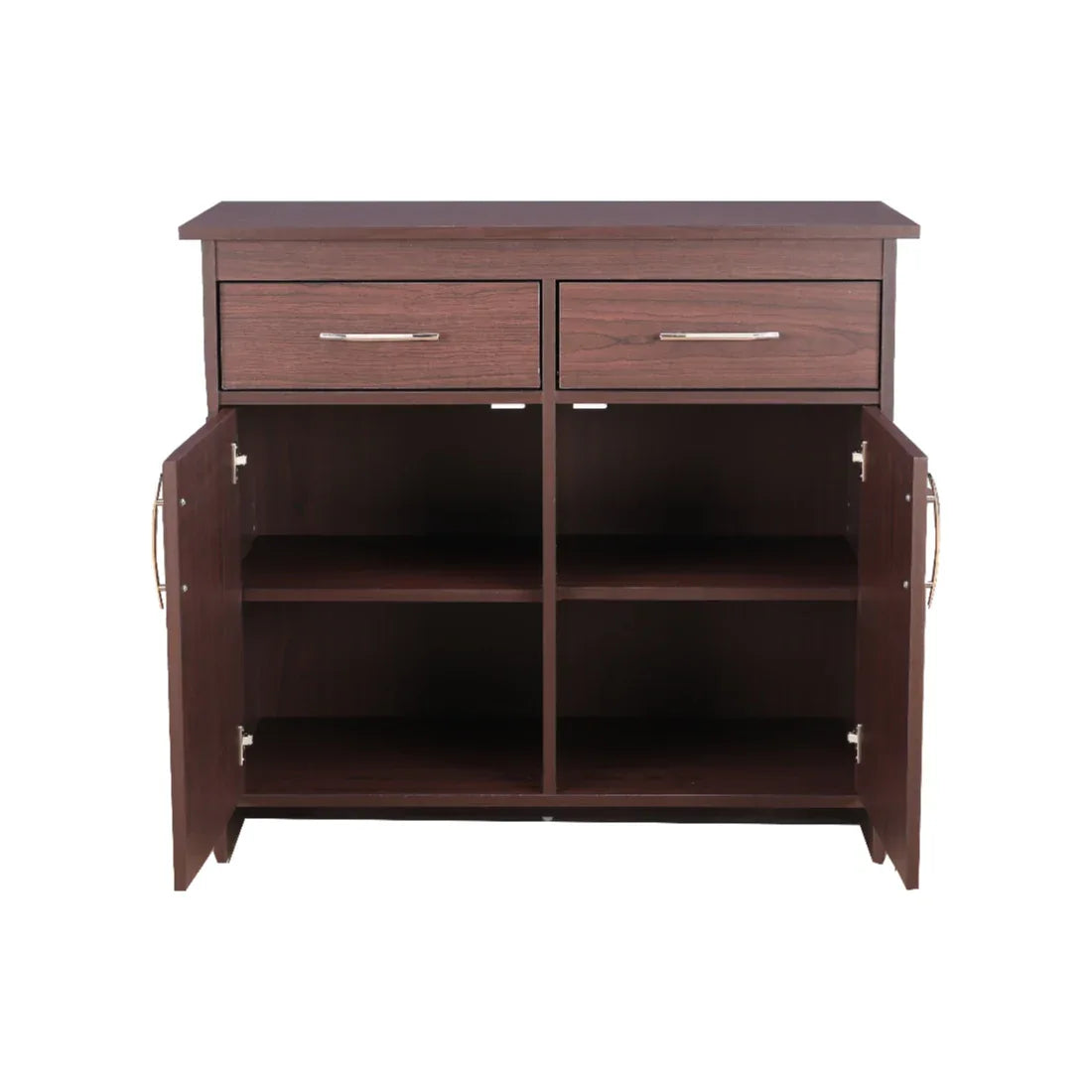 Albert Engineered Wood 2 Door Cabinet in Cherry Brown Colour - HomeTown