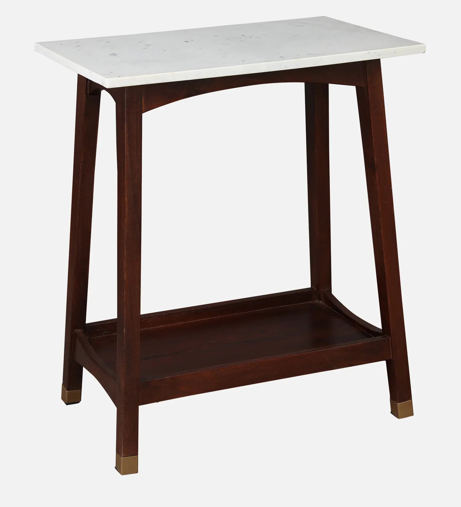 Dante Solid Wood Side Table in Walnut Colour - HomeTown