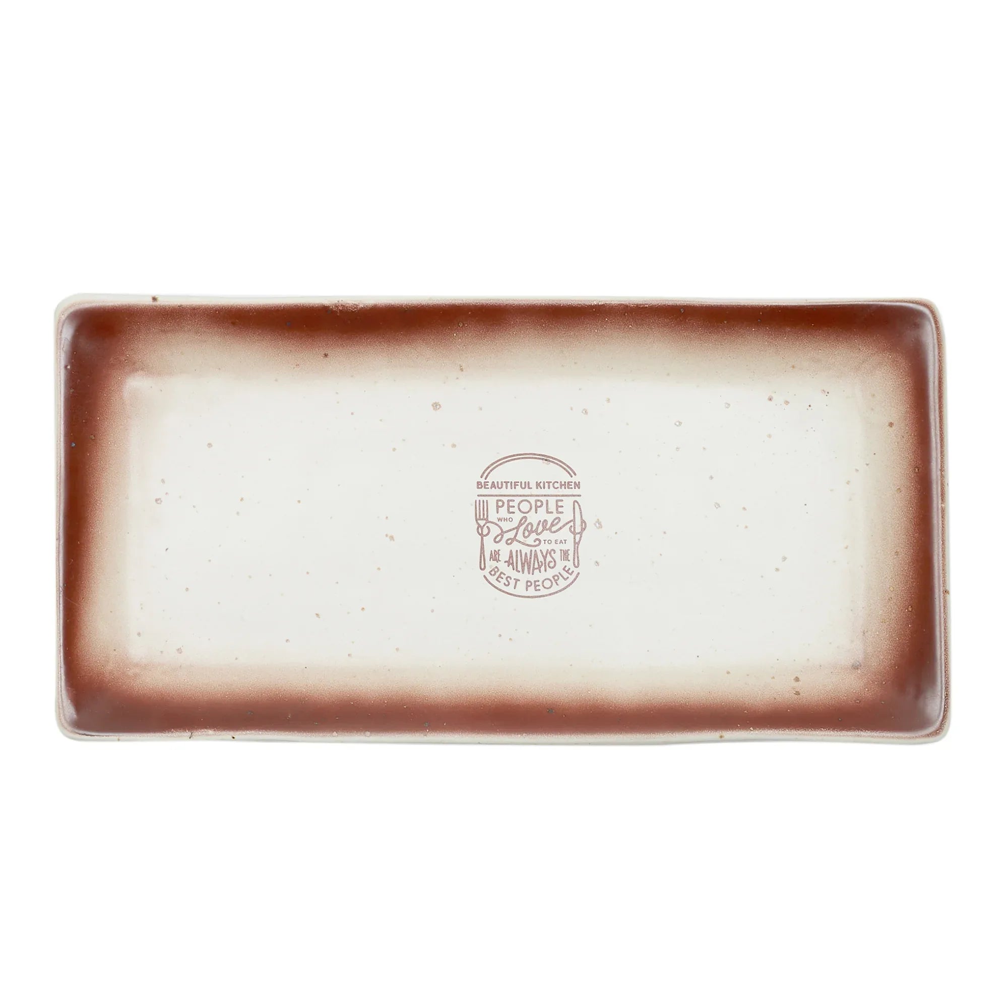 Beautiful Kitchen Studio Pottery Stoneware Serving Platter in Beige Colour - HomeTown