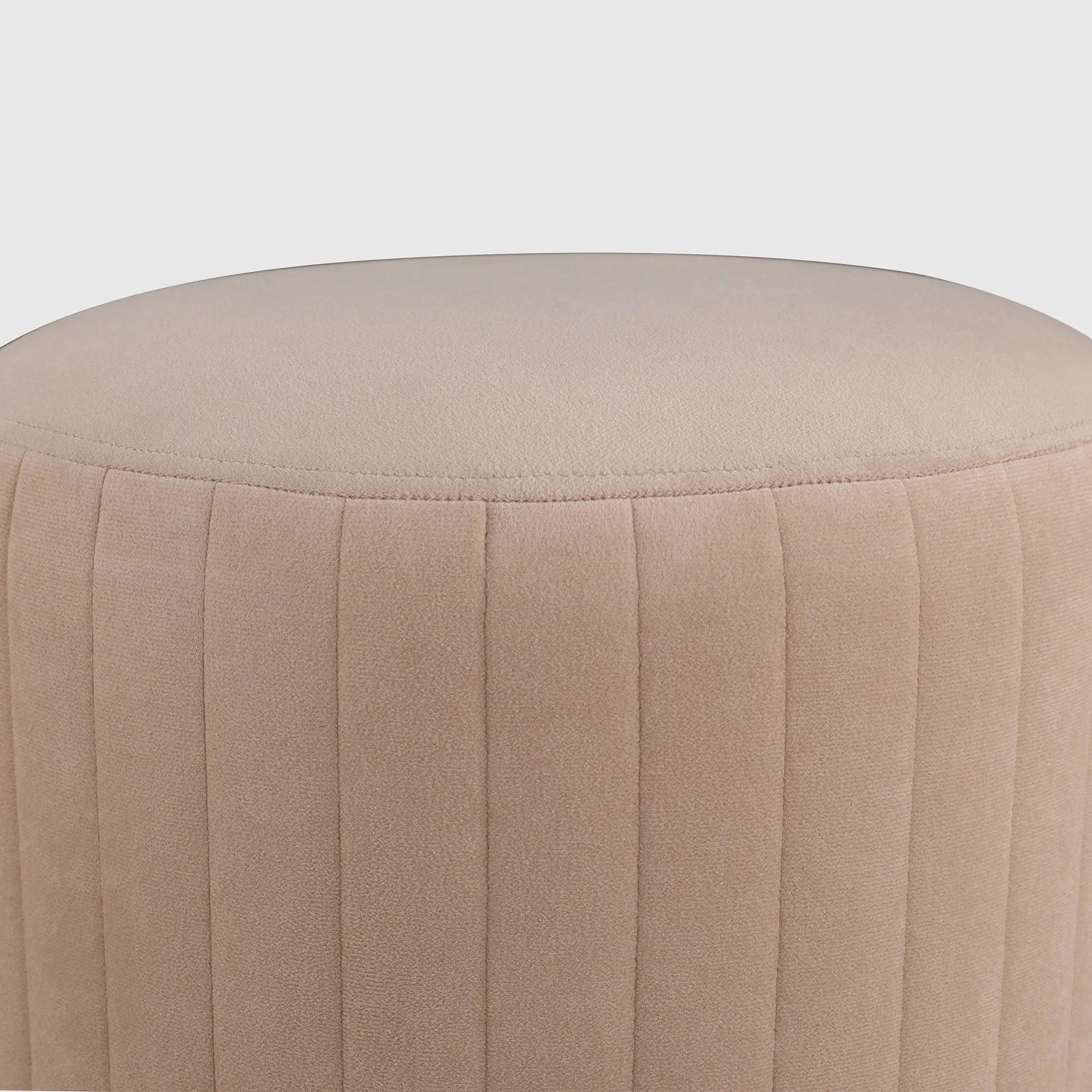 Francesca Fabric Ottomans in Beige Colour - HomeTown