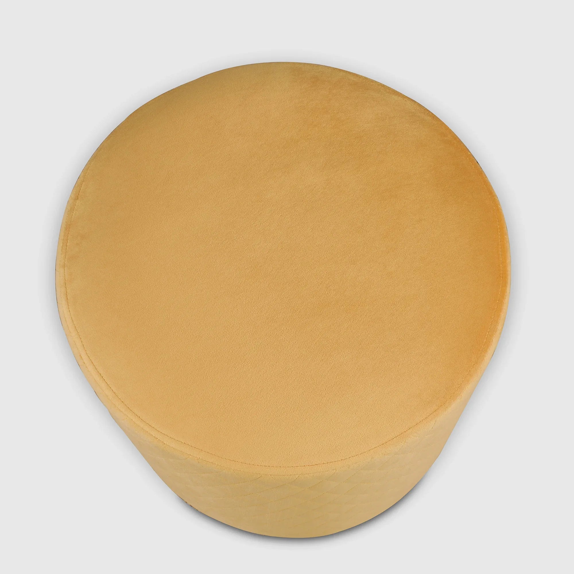 Serena Fabric Ottomans in Mustard Colour - HomeTown