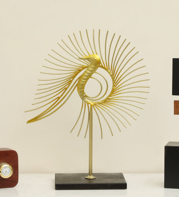 Vedas F-Atlas Peacock Table Decor dimensions