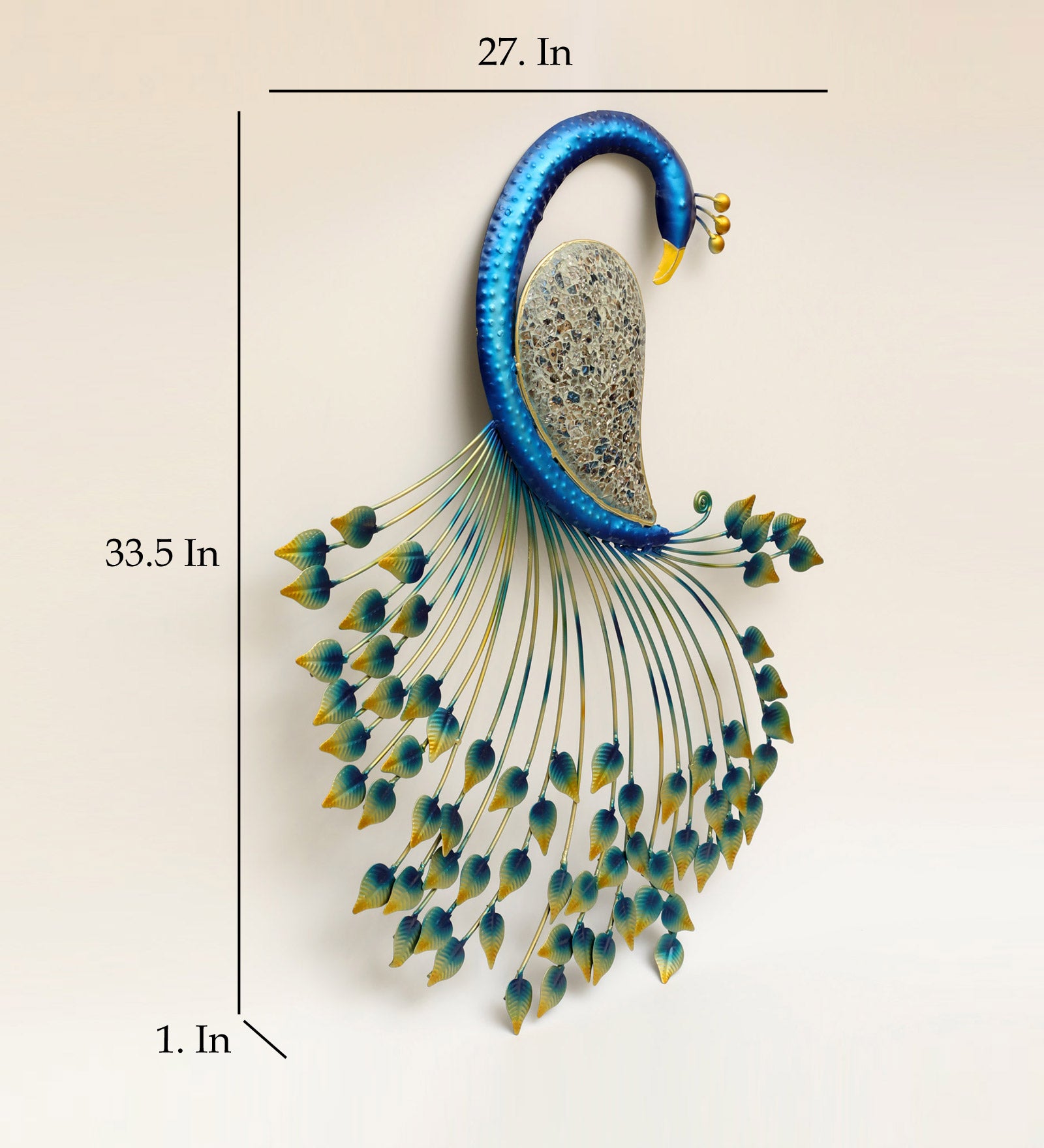 Vedas W-ROYAL PEACOCK WALL DeCOR