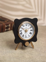 De Massion Pixel Pulse Table Clock Gold Black