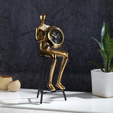 De Massion Sitting Man Table Clock