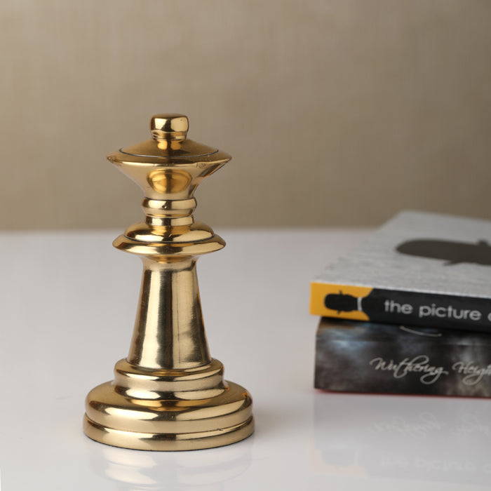chess queen gold small