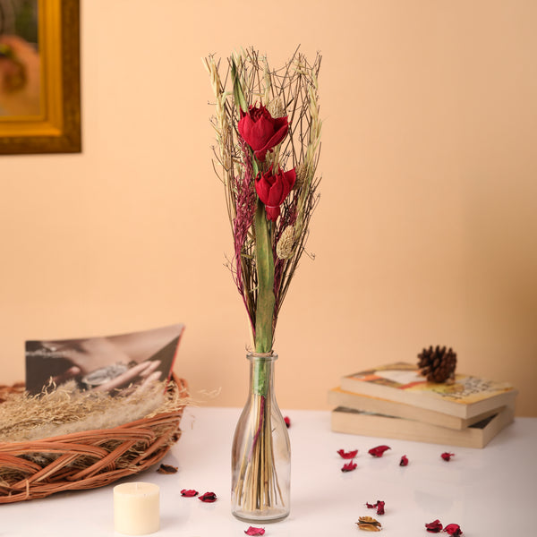 Liliana Dried Floral Rose Delight (large) dimensions
