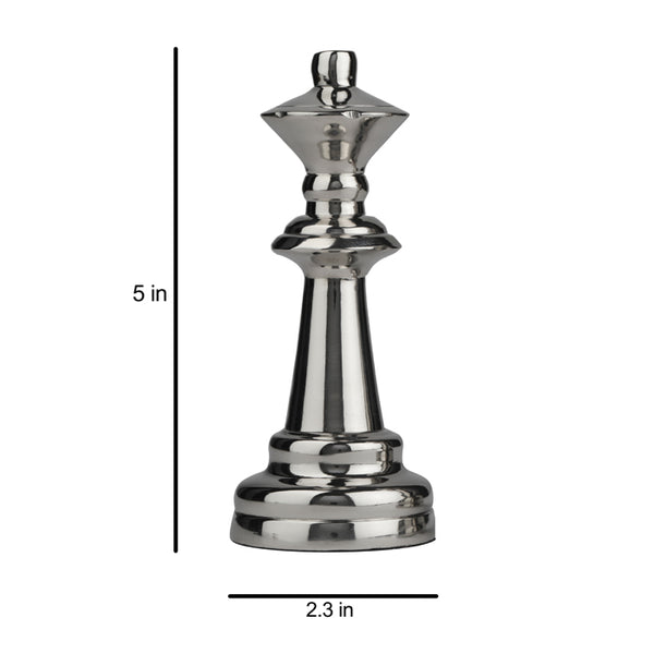 De Massion Chess Queen Nickel Small dimensions