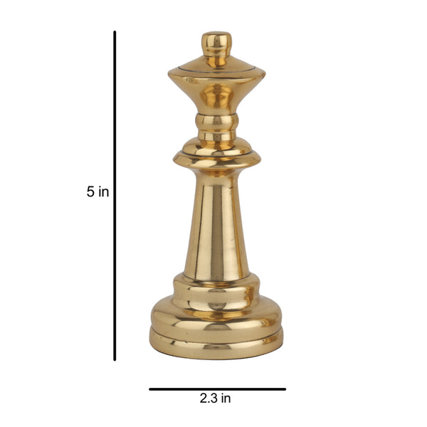 De Massion Chess Queen Gold Small dimensions