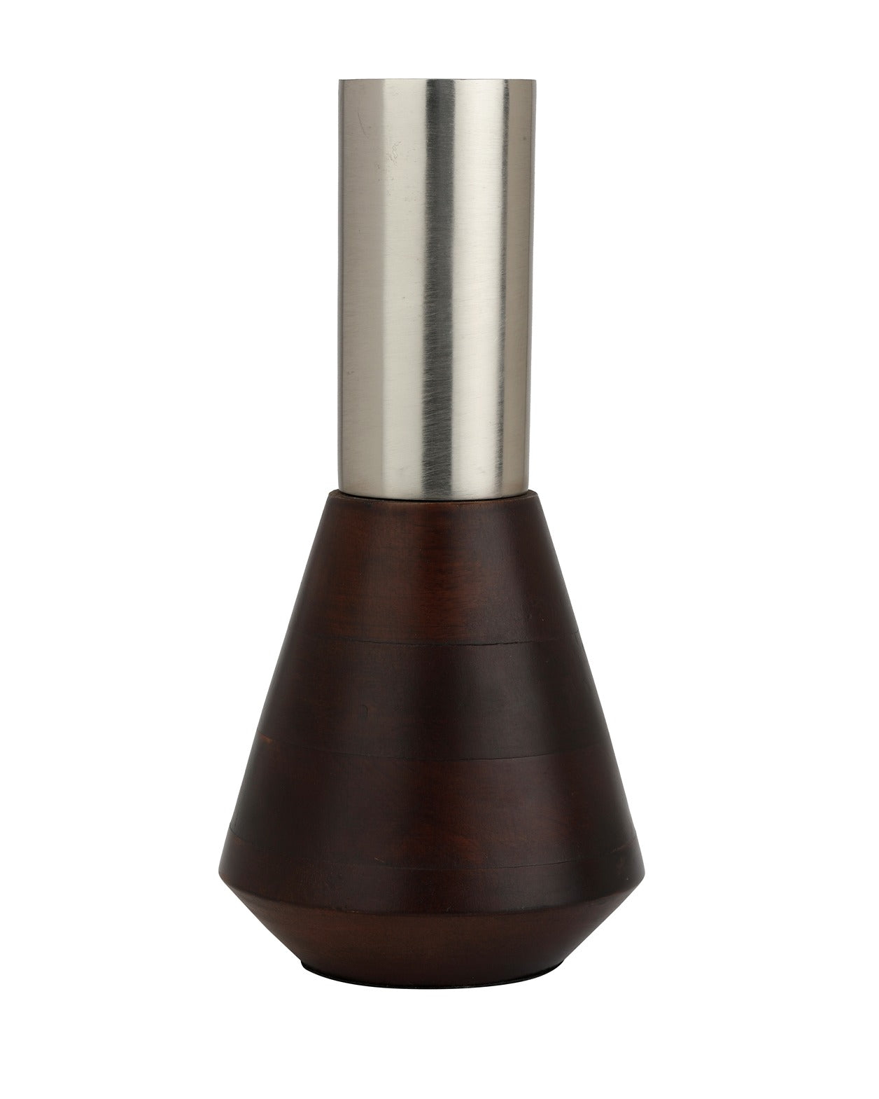 Matt Gold and Black Aluminum Deidra Table Vase