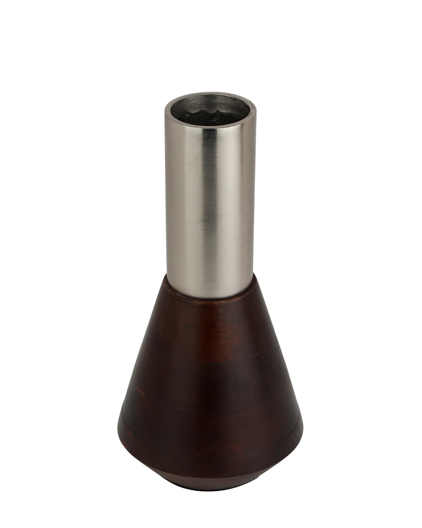 Matt Gold and Black Aluminum Deidra Table Vase
