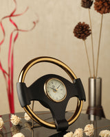 De Massion Wheel Steel Clock