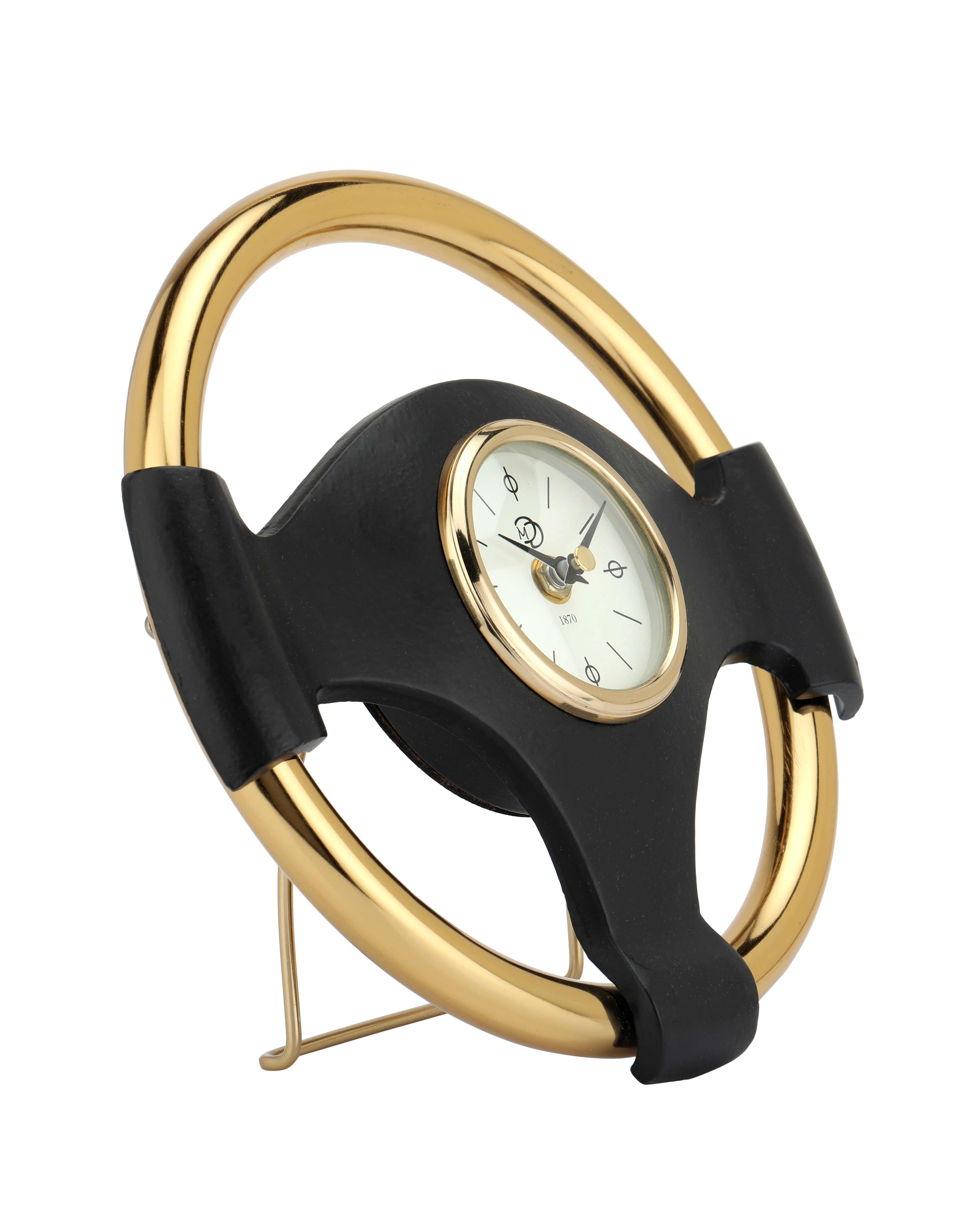 Wheel Steel Clock