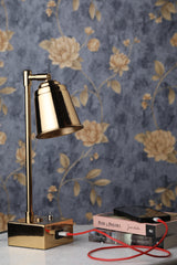 De Massion Matt Gold Steel Adjustable Study Lamp