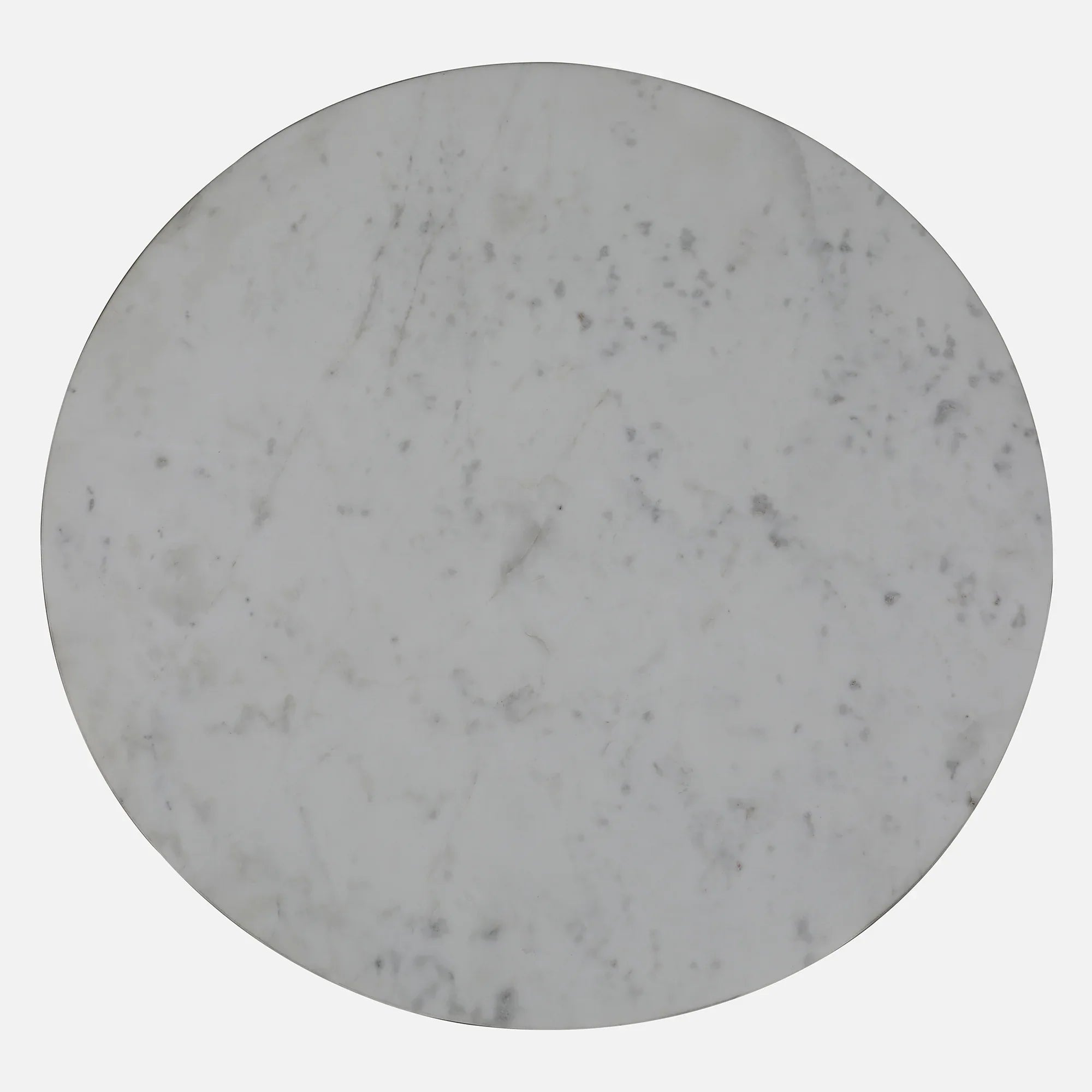 Chelsea Marble & Iron Center Table in White, Black & Gold Colour - HomeTown