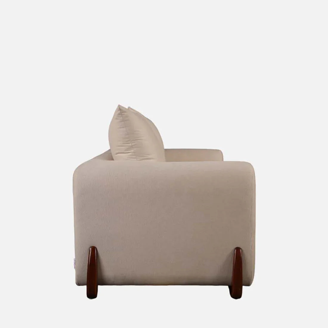 Bodhi Fabric Two Seater Sofa in Beige Colour - HomeTown