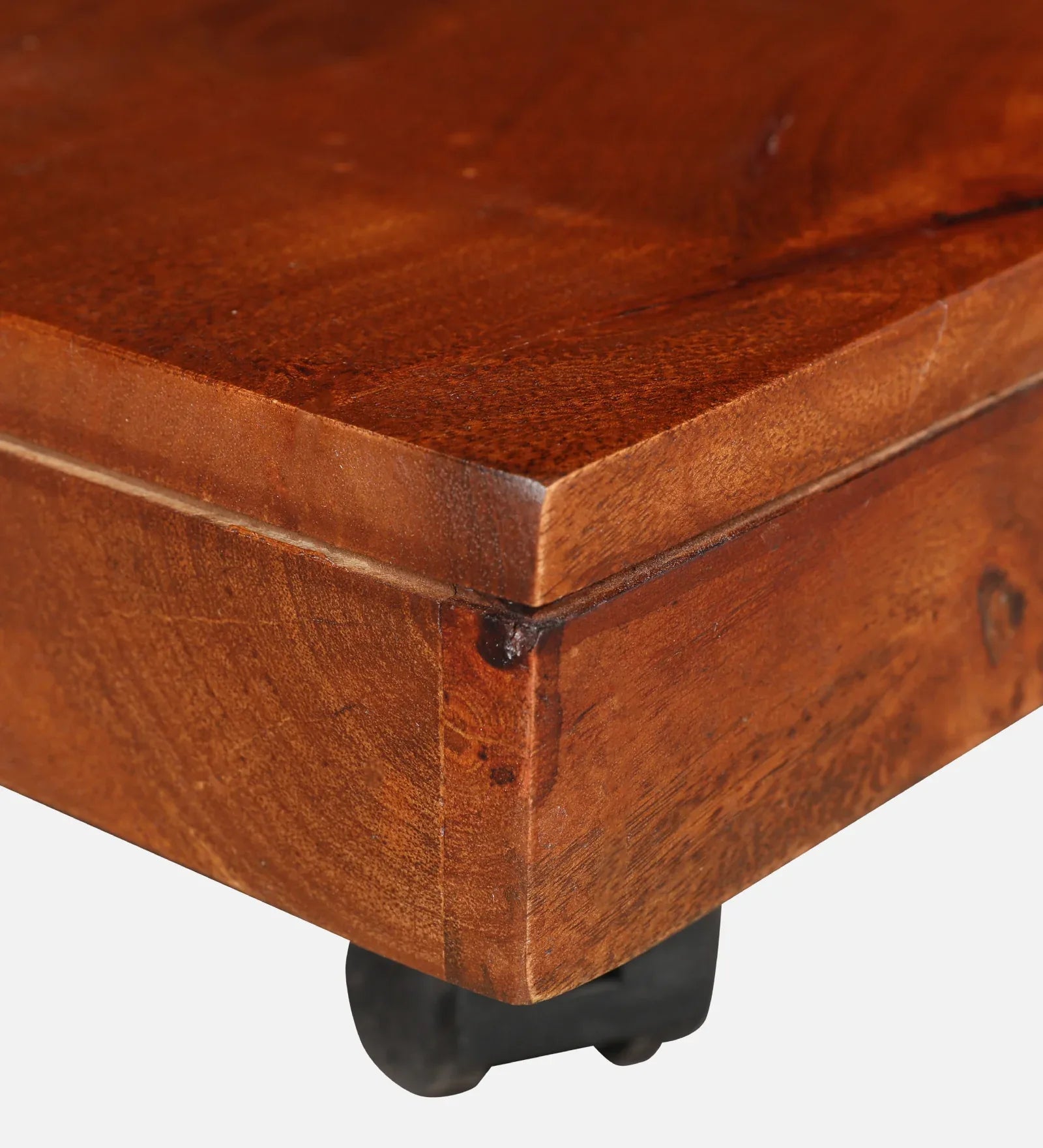 Joss Solid Wood Side Table in Walnut Colour - HomeTown