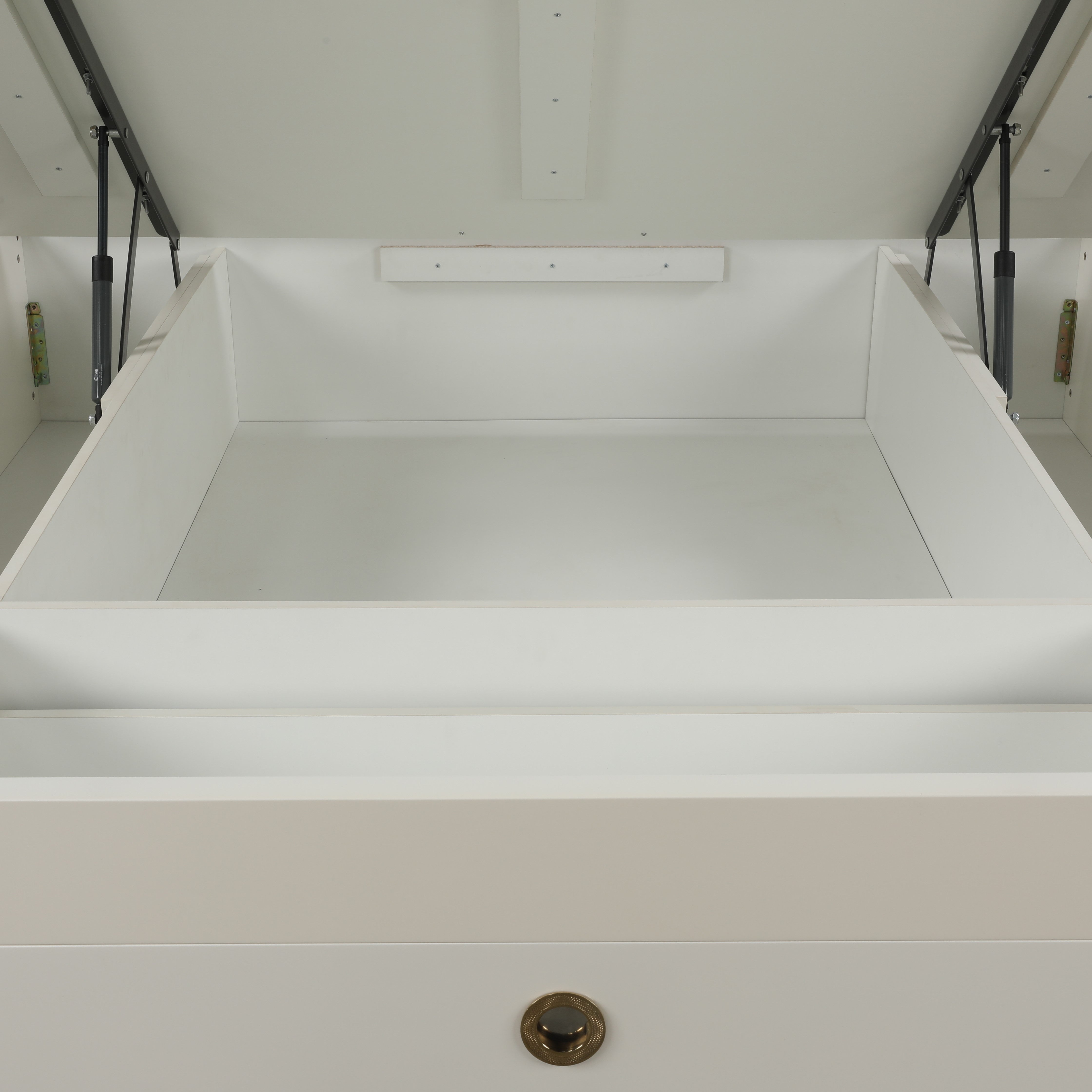 Snowcrest Queen Bed Full Hydraulic with Front Drawer