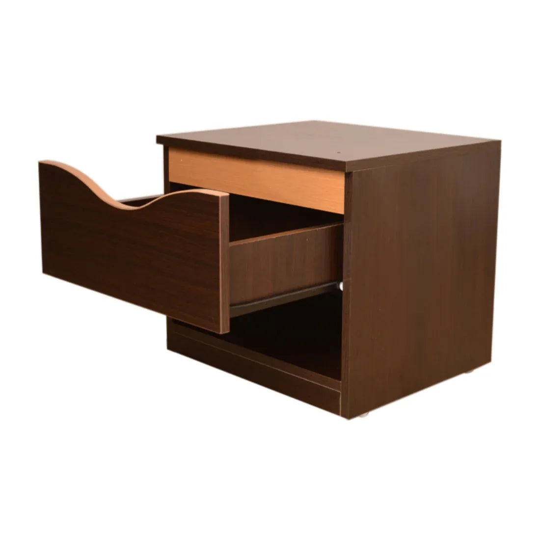 Swirl Night Stand in Dark Oak Colour - HomeTown