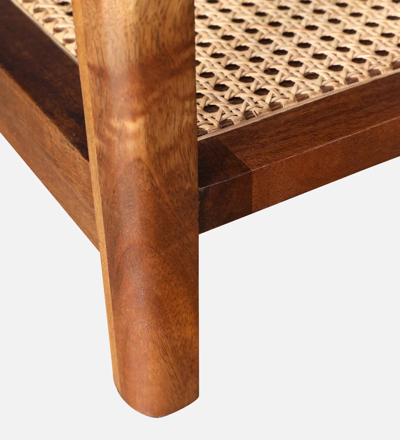 Siam Acacia Wood Side Table in Beige Colour - HomeTown