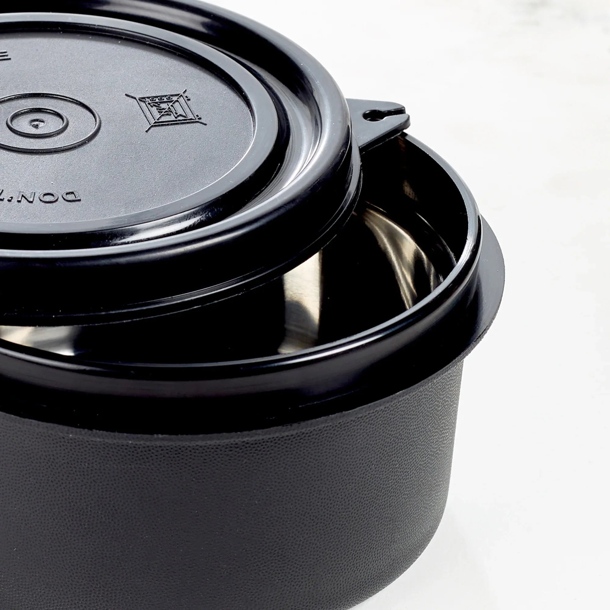 Microsafe 100% BPA Free Plastic & Stainless Steel Mega Lunch Box 400ml Set of 2 + Carry Bag in Grey Colour - HomeTown