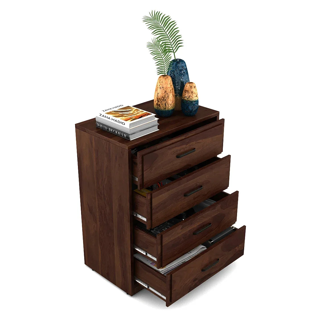 Antwerp Chest Of 4 Drawers in Sheesham Colour - HomeTown