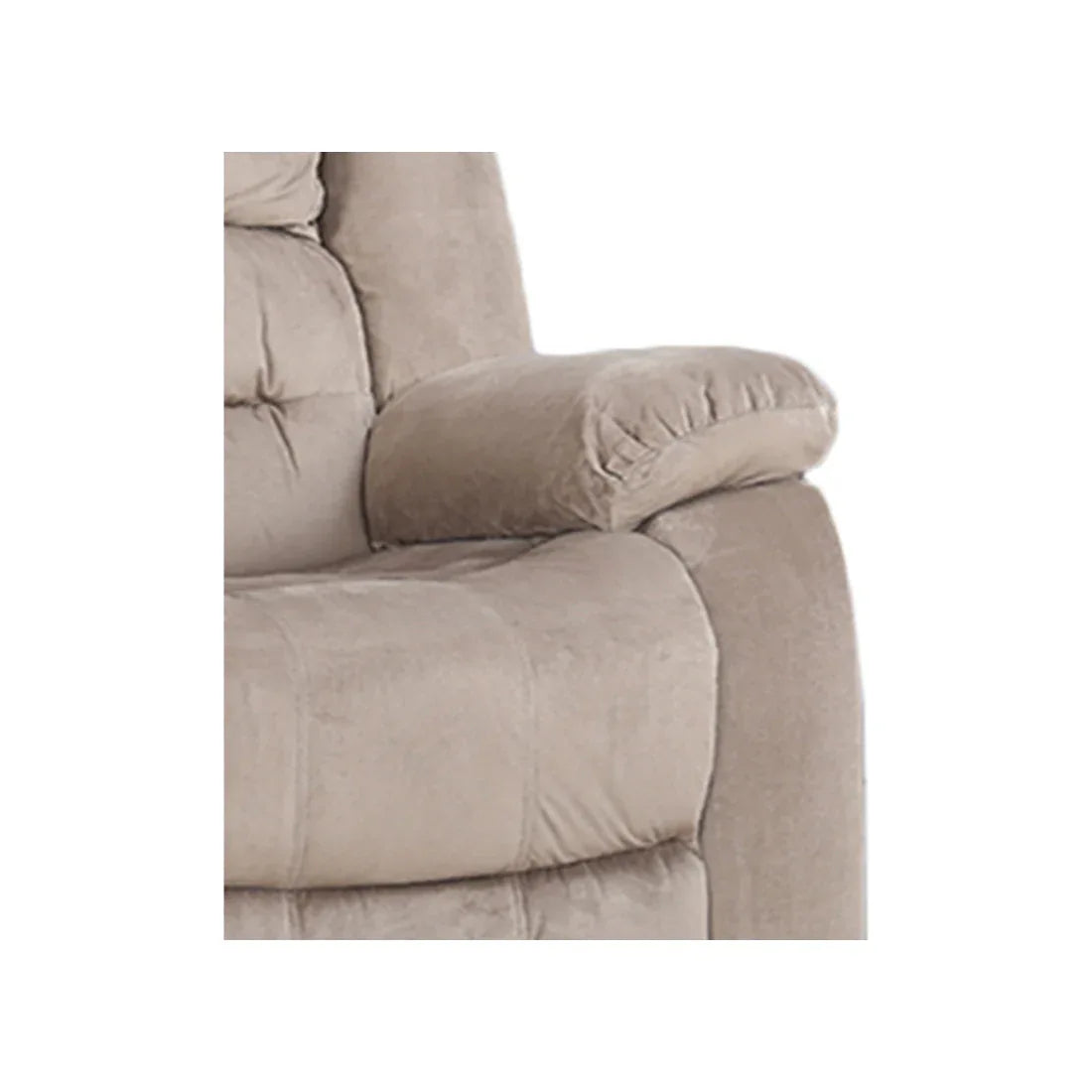 Bradford Fabric Single Seater Recliner in Beige Colour - HomeTown