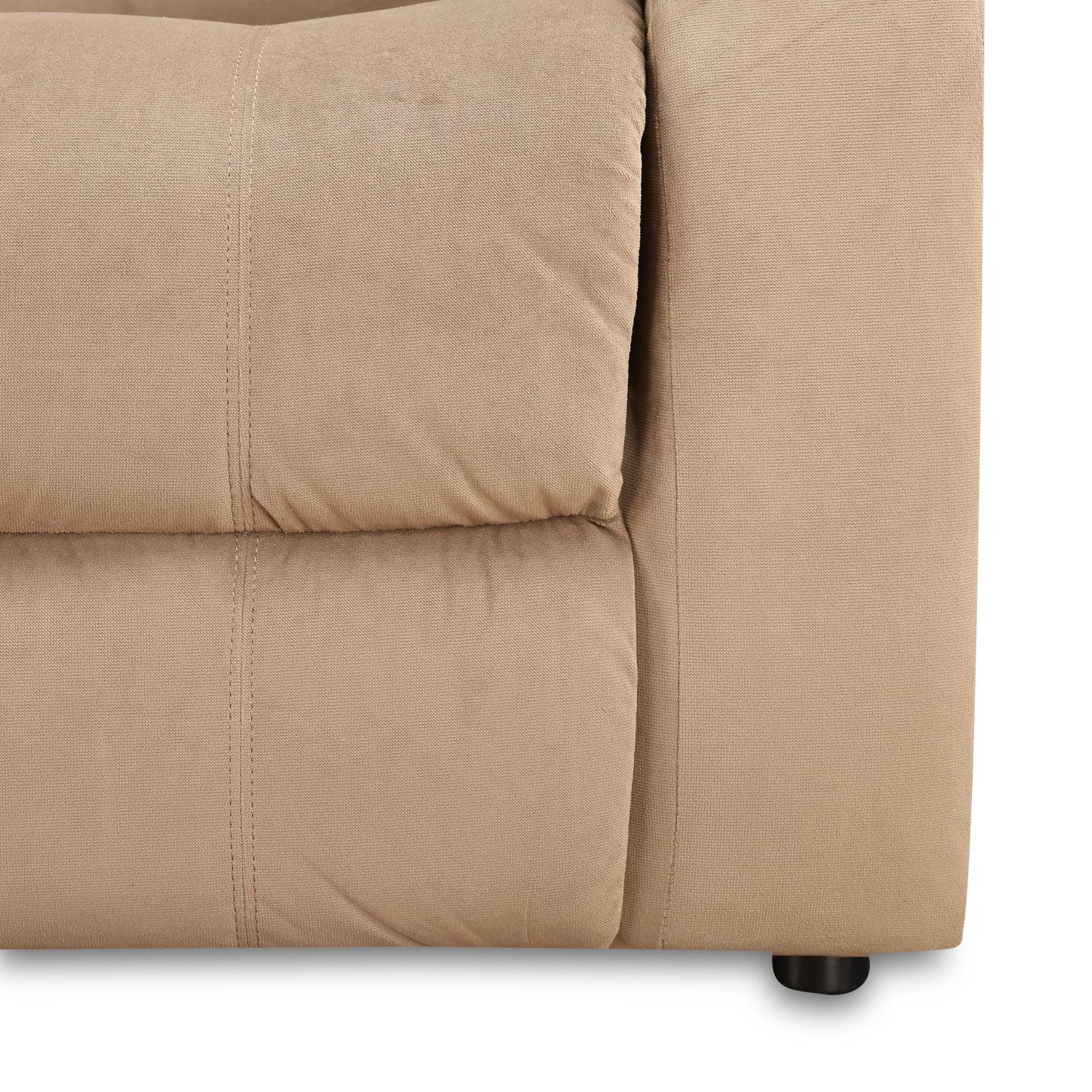 Bradford Fabric Two Seater Sofa in Beige Colour - HomeTown