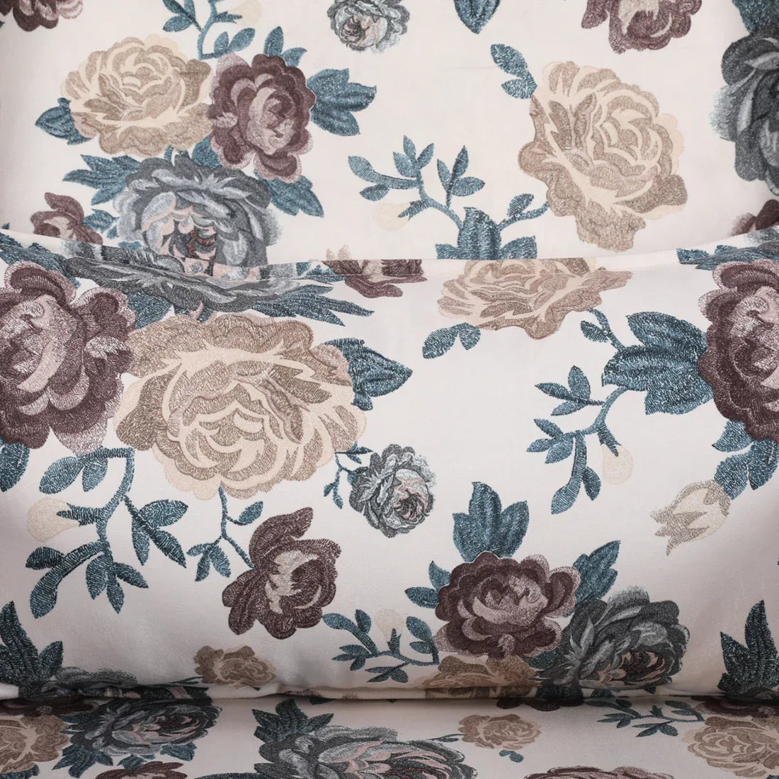 Daisy Fabric Wing Chair in White Colour - HomeTown