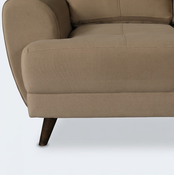 RIGA LYRA FAB LOUNGER LARGE BROWN LH