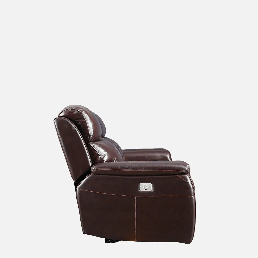 Plush Leather Electric Recliner - HomeTown