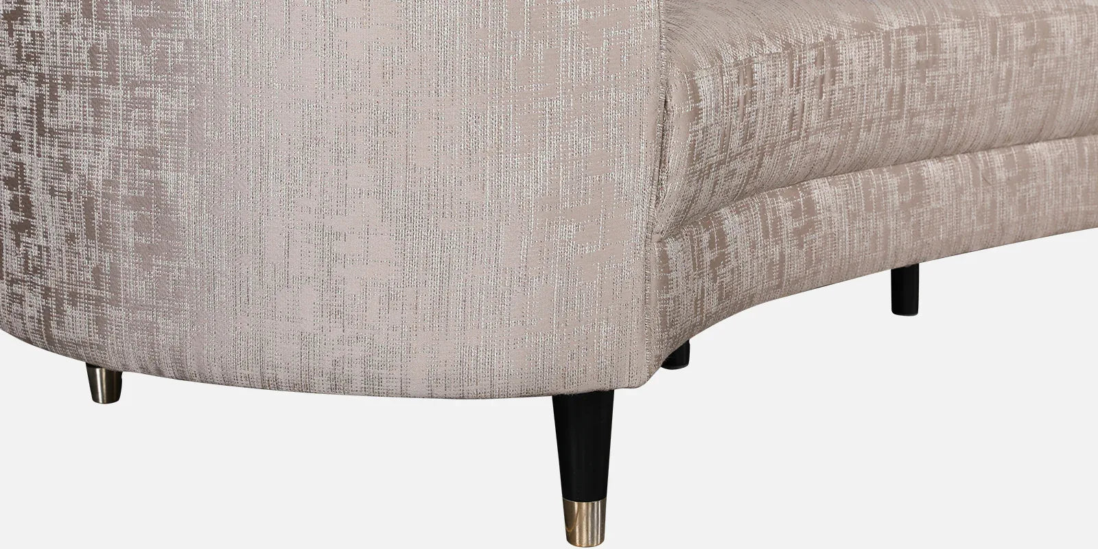 Elysium Fabric Lounger in Grey Colour - HomeTown