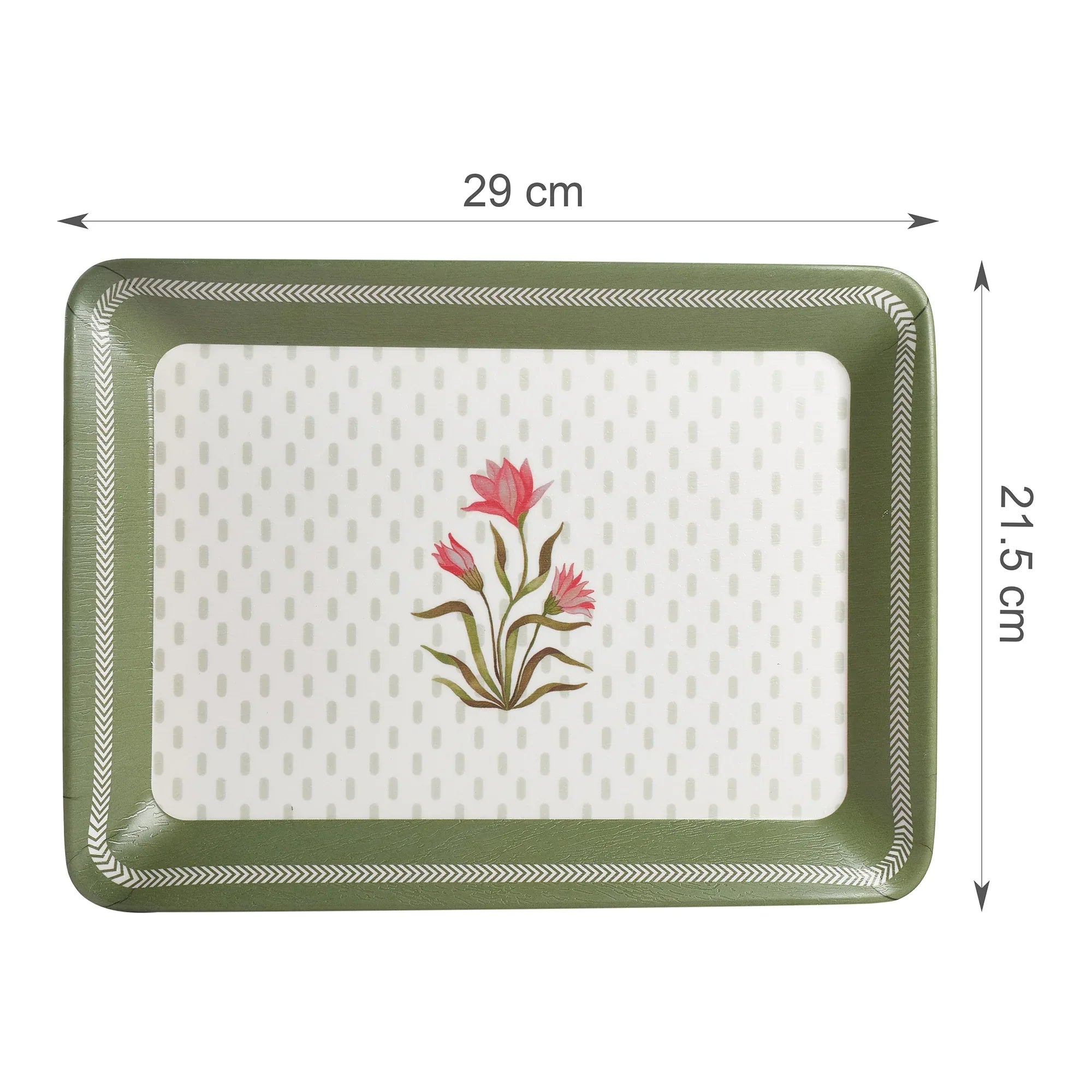 Nelumbra Melamine Medium Tray in Multi Colour - HomeTown