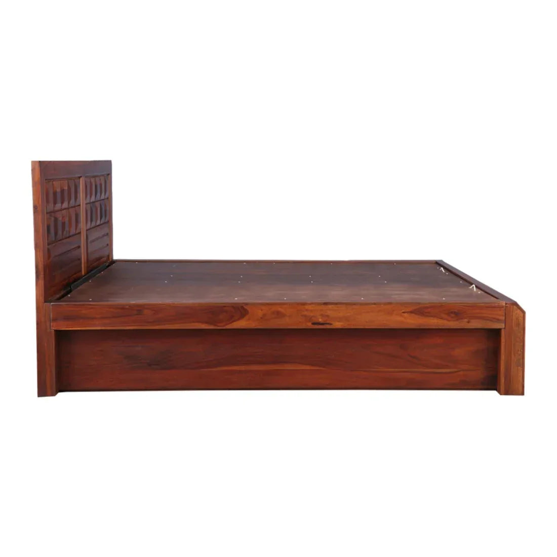Woodrow Sheesham Wood (Rosewood) bed with storage in Honey Colour - HomeTown