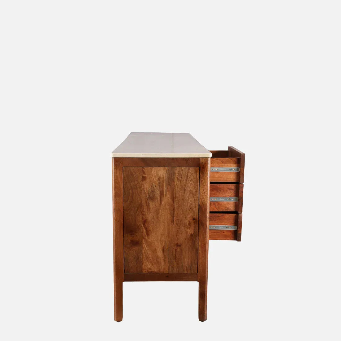 Siam Acacia Wood Two Door Sideboard in Honey Colour - HomeTown