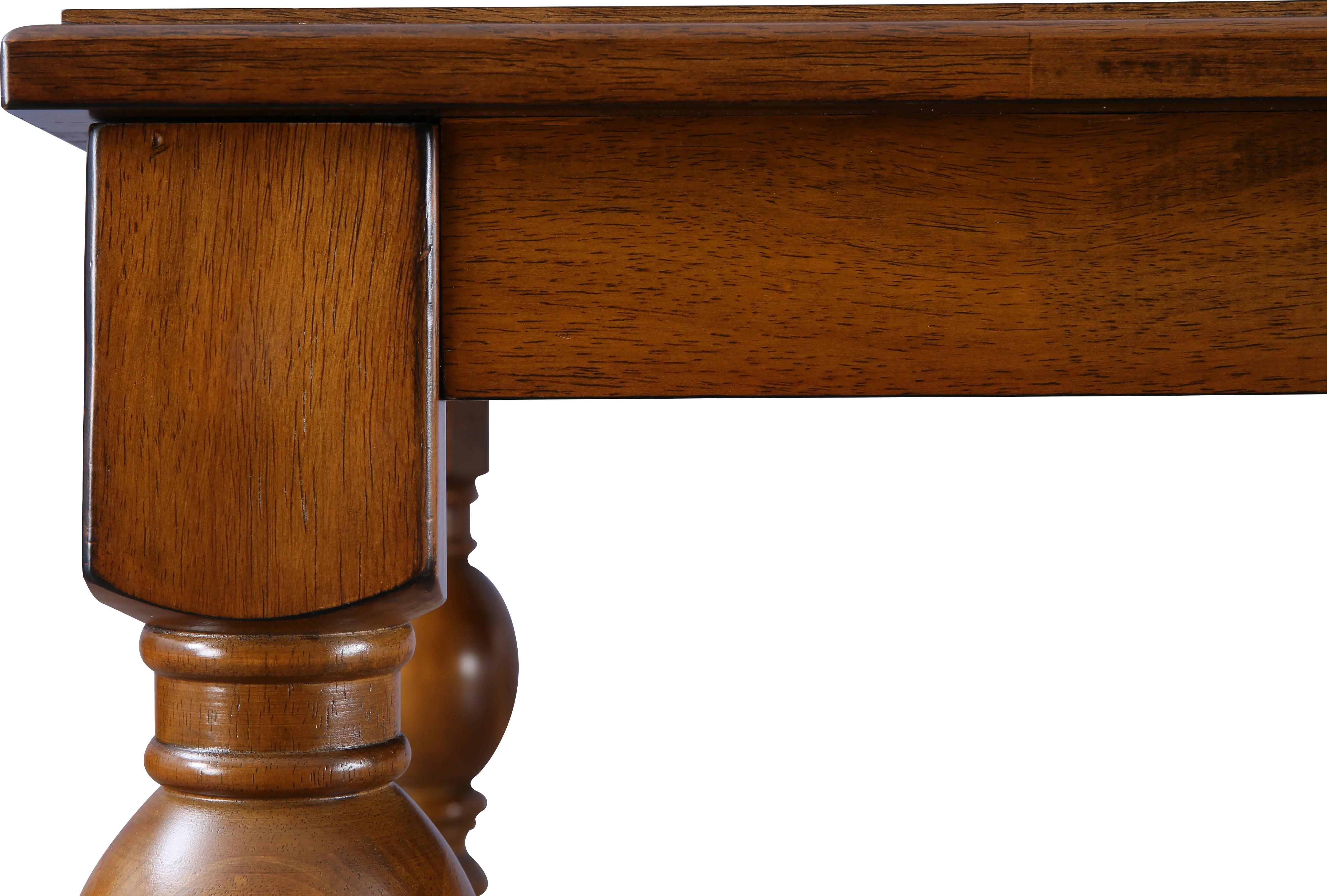 Tobago Solidwood 6 Seater Dining Table in Antique Walnut Colour - HomeTown