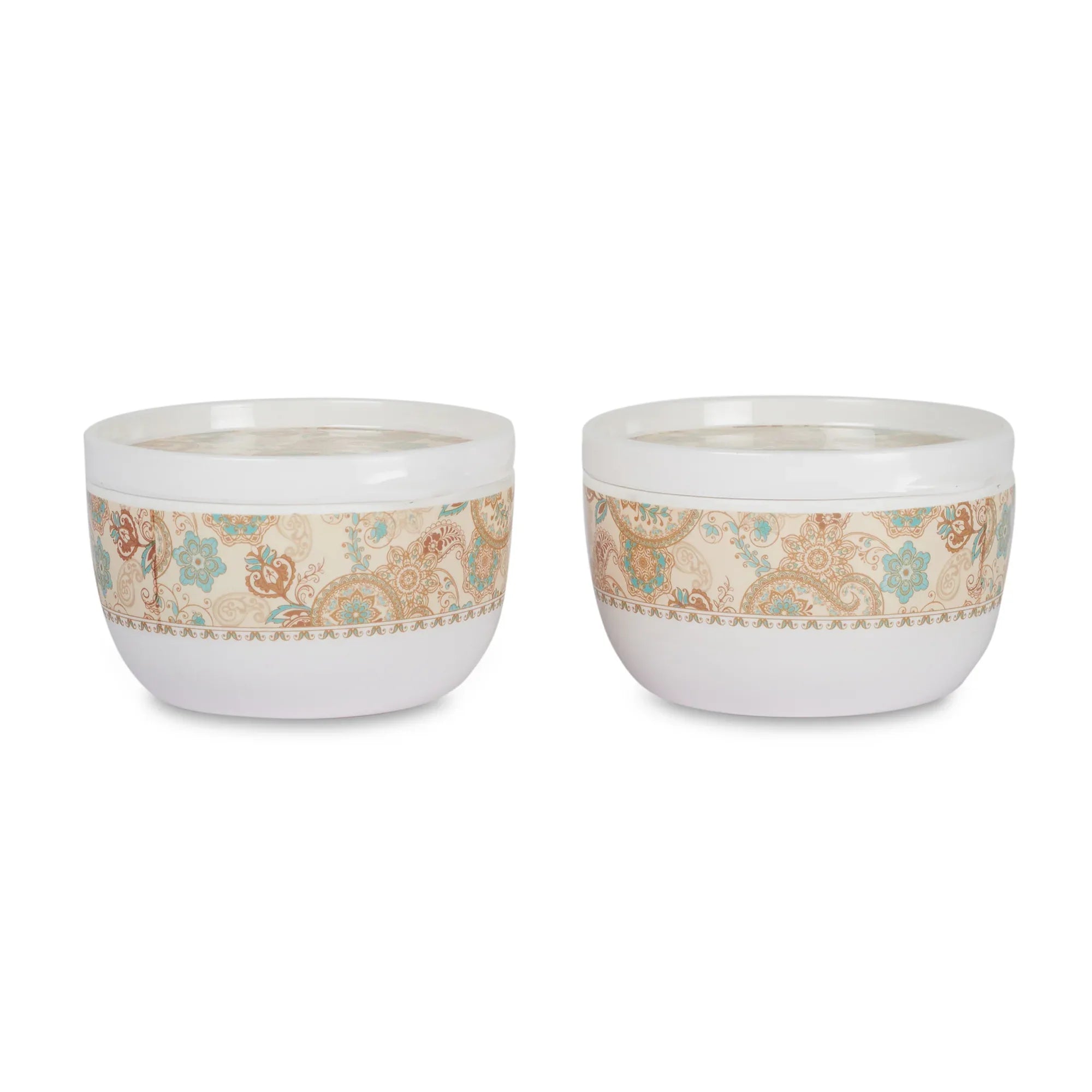 Badami Melamine AirTight Jar Set Of 2 in Multi Colour - HomeTown