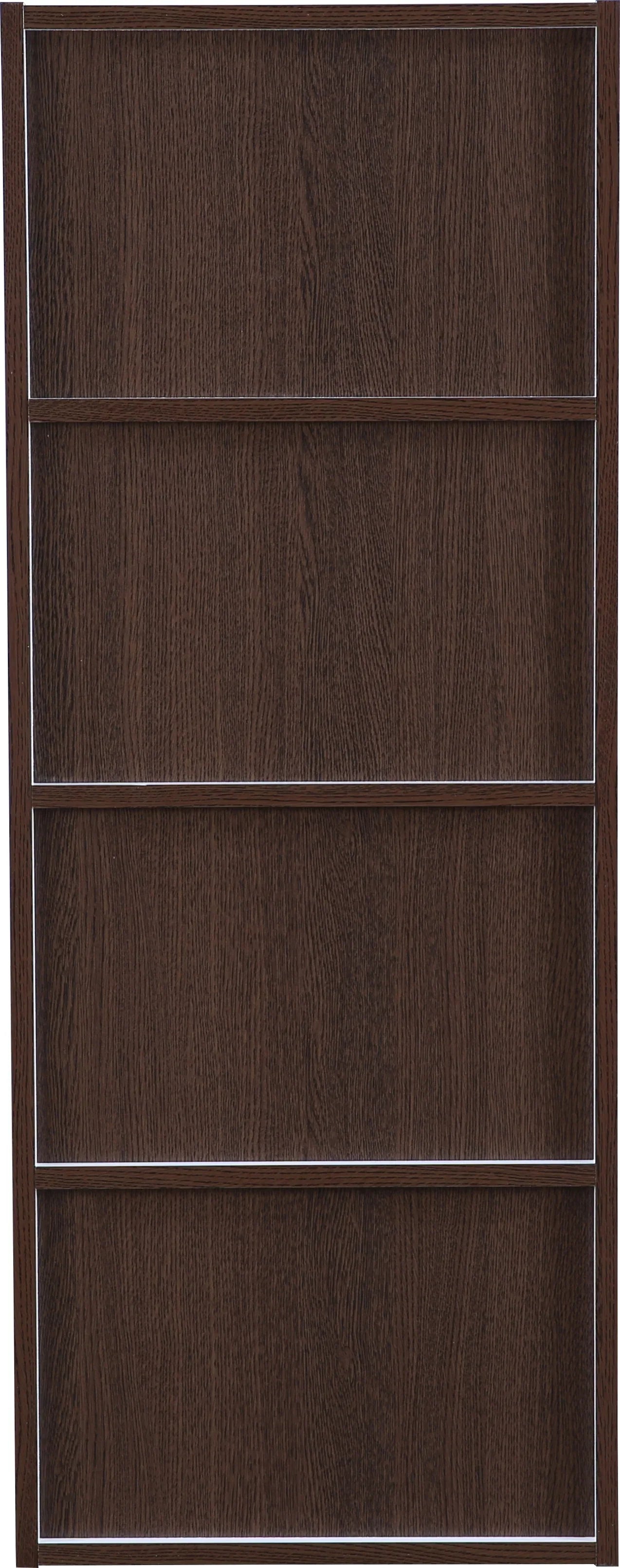 Mezzola Engineered Wood 4 Tier Bookshelf in Wenge Colour - HomeTown