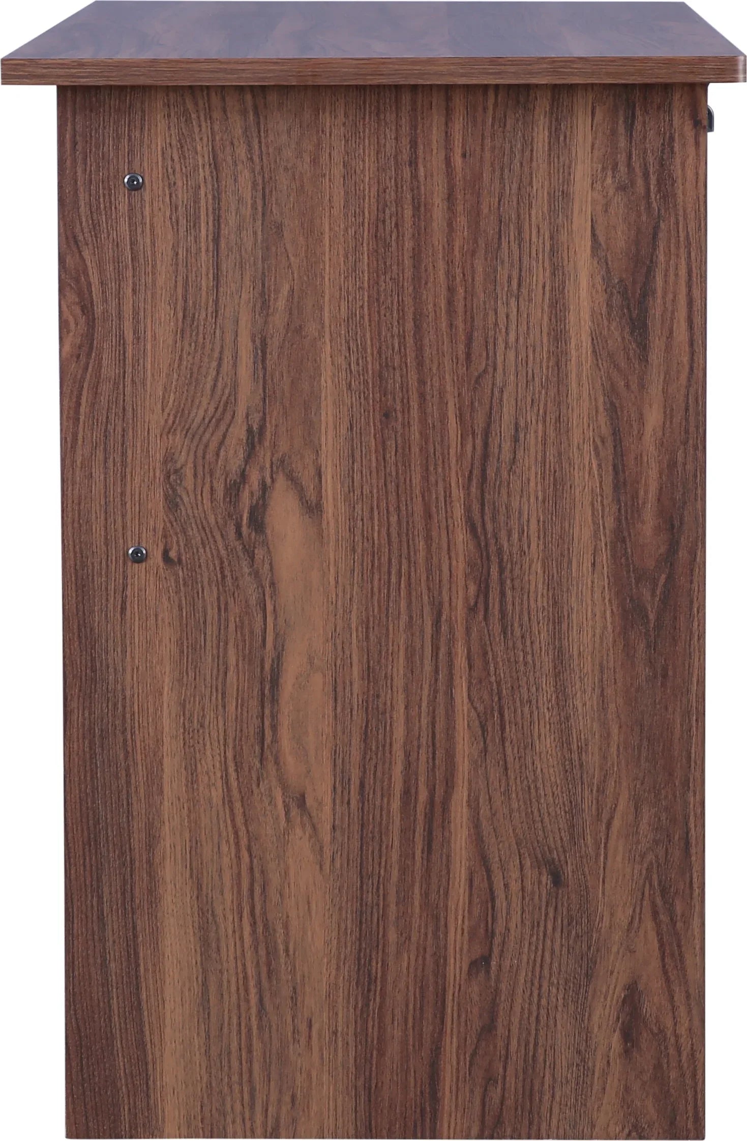 Simply Study Table with Three Drawer in Dark Walnut Colour - HomeTown